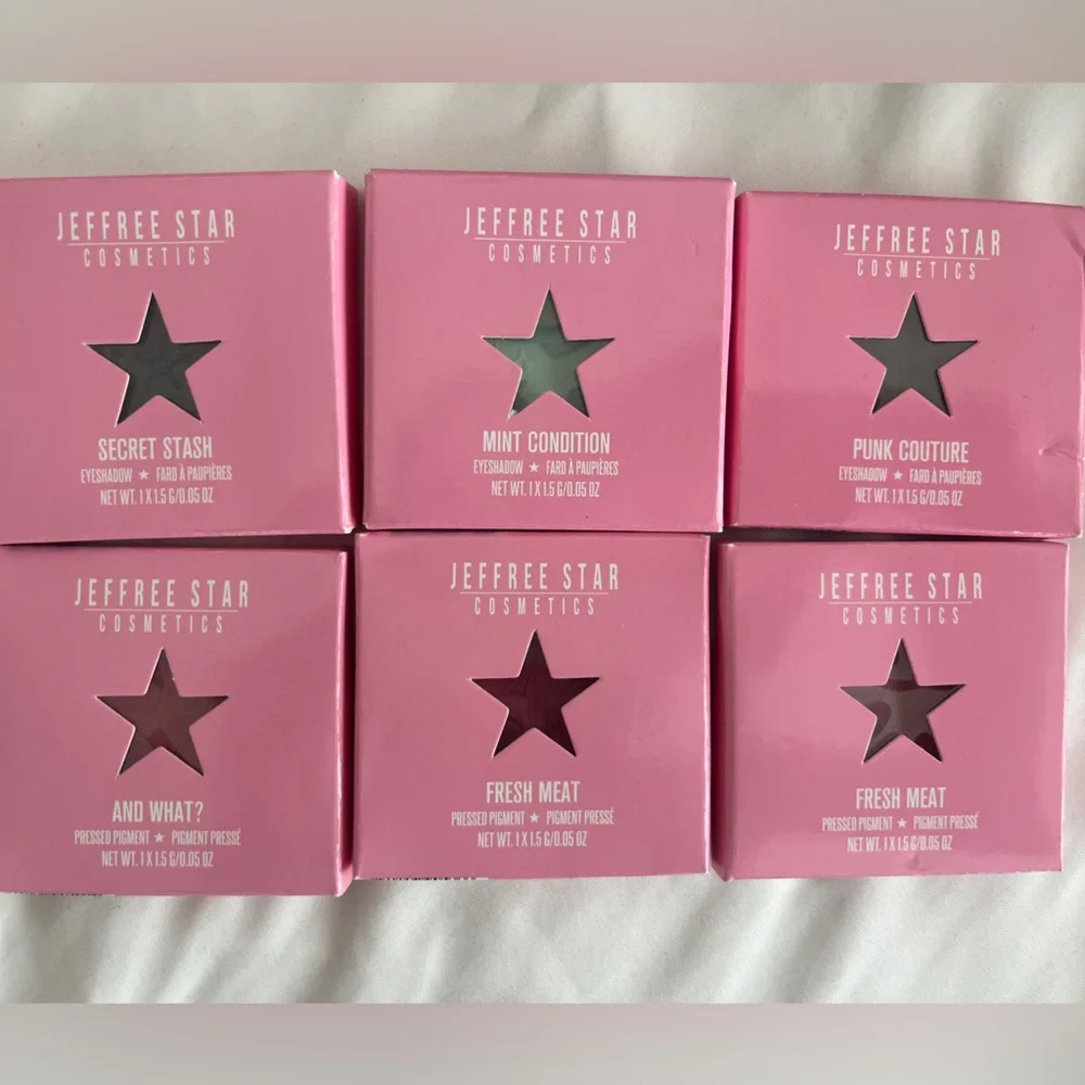 New Jeffree Star Cosmetics Pressed Pigment Single Eyeshadow Bundle - Picture 1 of 6